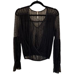 Free People Sheer Blouse